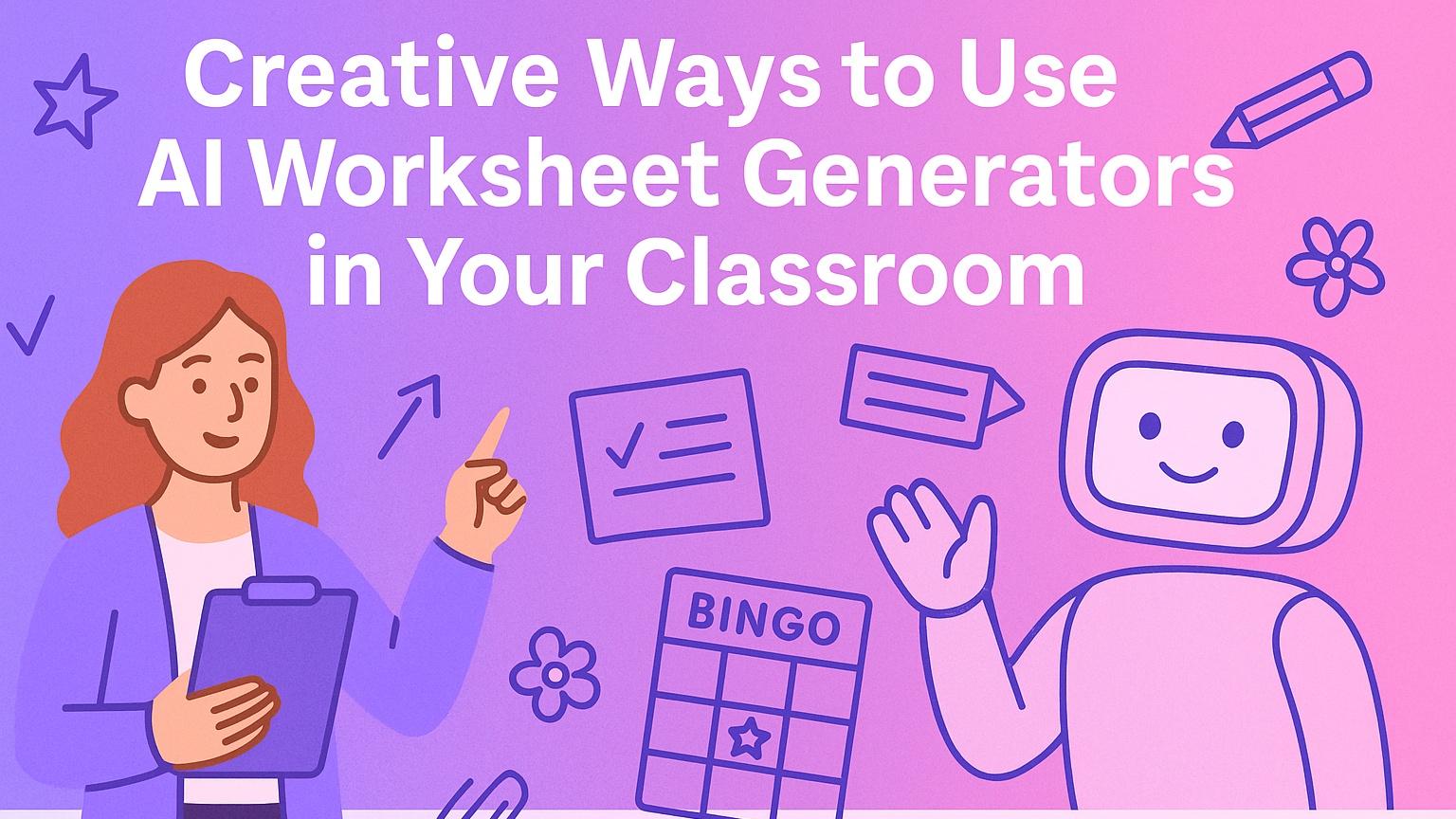 Creative Ways to Use AI Worksheet Generators in Your Classroom (Without Spending Hours)