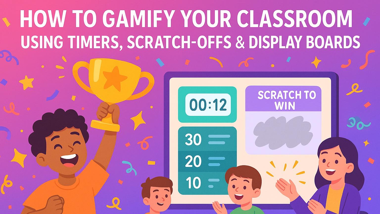 How to Gamify Your Classroom Using Timers, Scratch-Offs & Display Boards