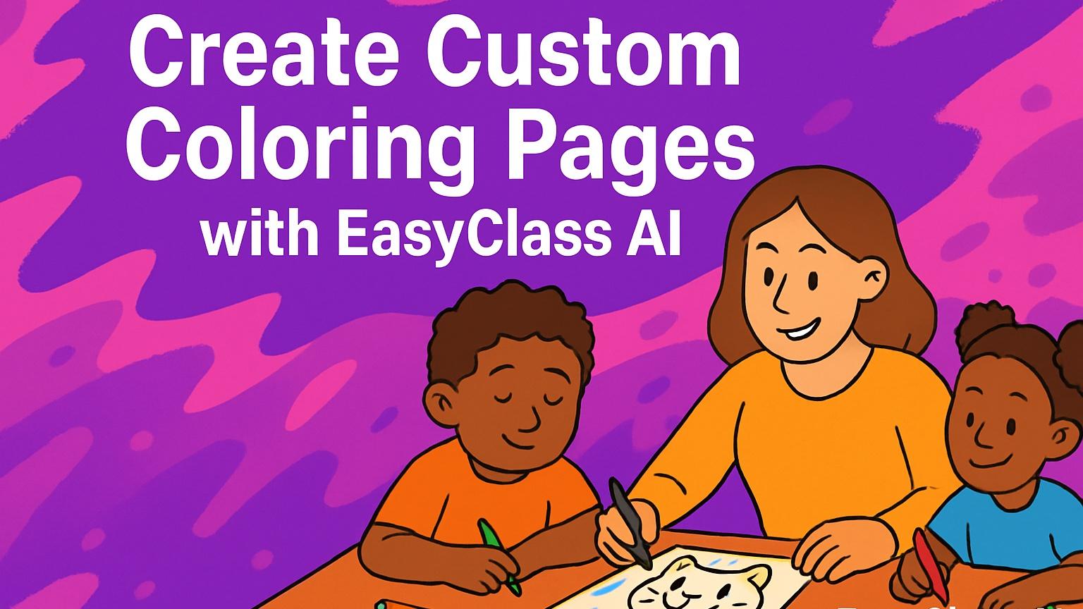 Free Coloring Page Generator for Teachers: