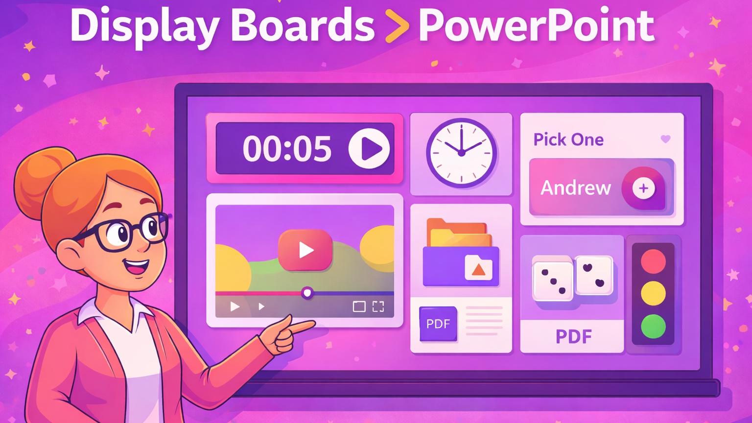 Display Boards for Teachers: The Interactive Alternative to PowerPoint (That Actually Works in Class)